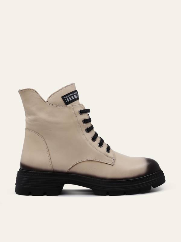 FADE DETAIL COMBAT BOOTS