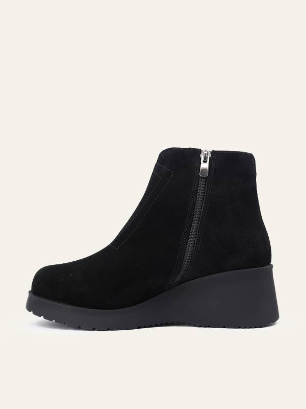 HIDDEN WEDGE ANKLE BOOTS