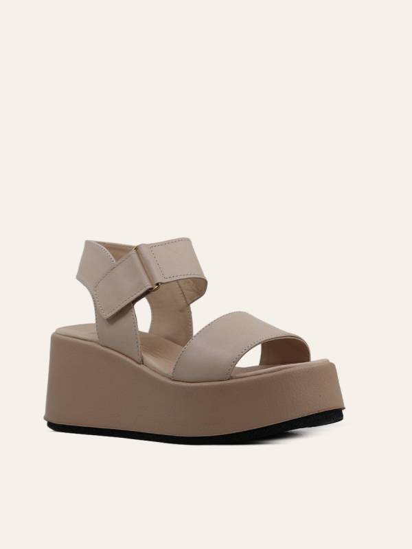 VELCRO STRAP PLATFORM SANDALS — 3