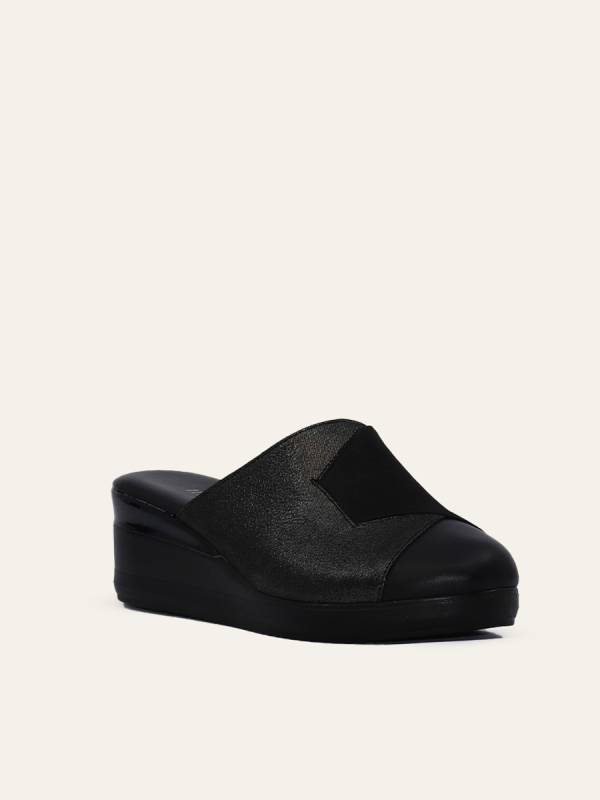 SHIMMER COMFORT MULES — 2