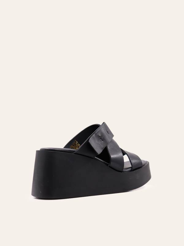 CROSS STRAP WEDGES — 4