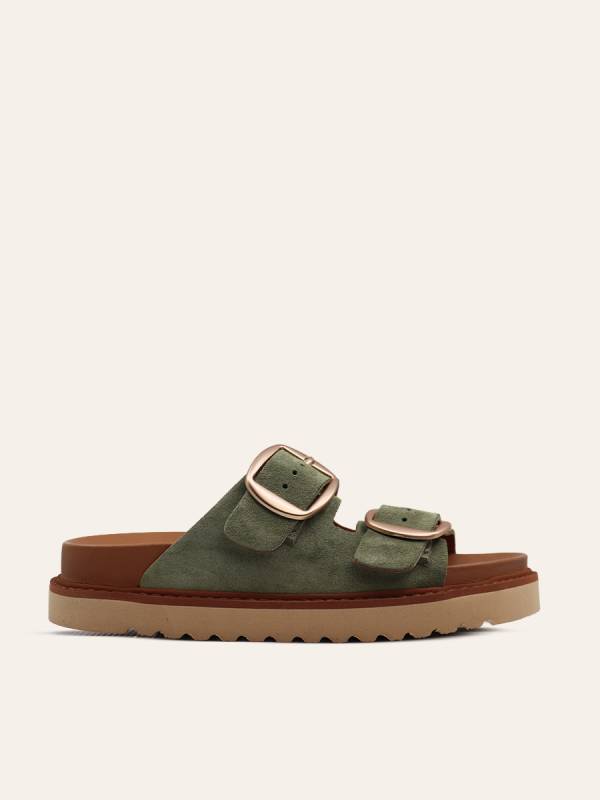 DOUBLE BUCKLE SLIDES