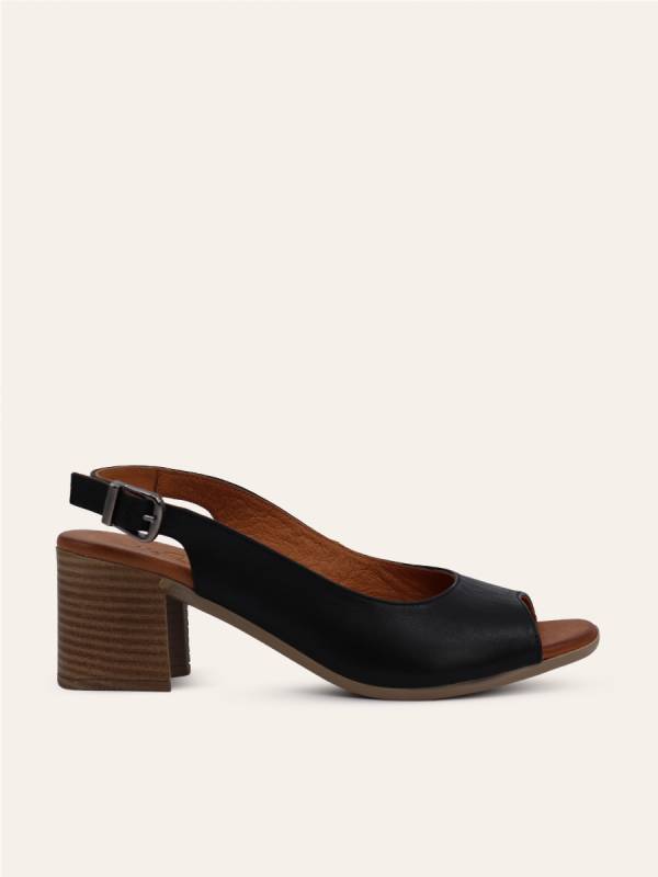 OPEN TOE SLINGBACK HEELS