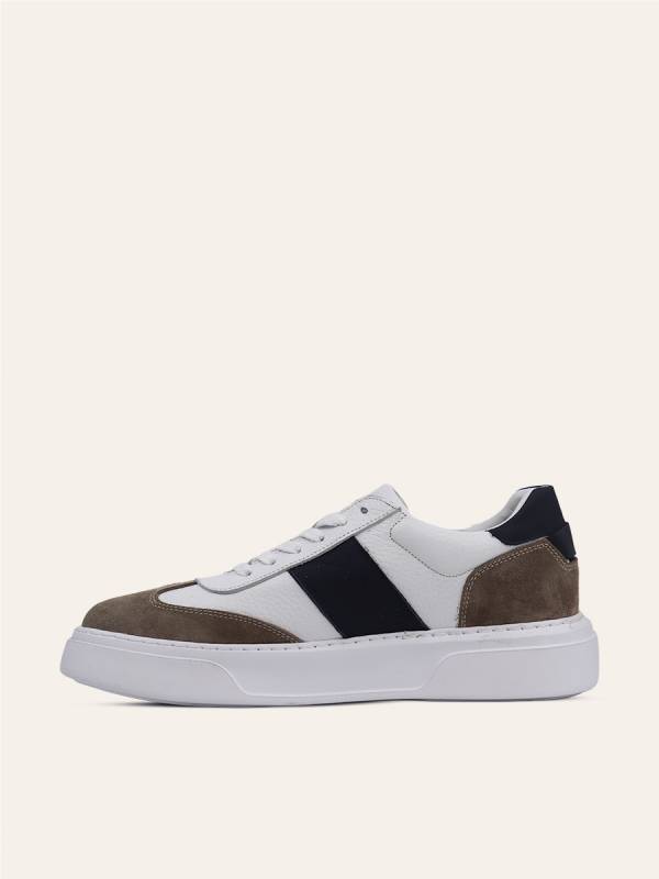 CONTRAST PANEL SNEAKERS — 2