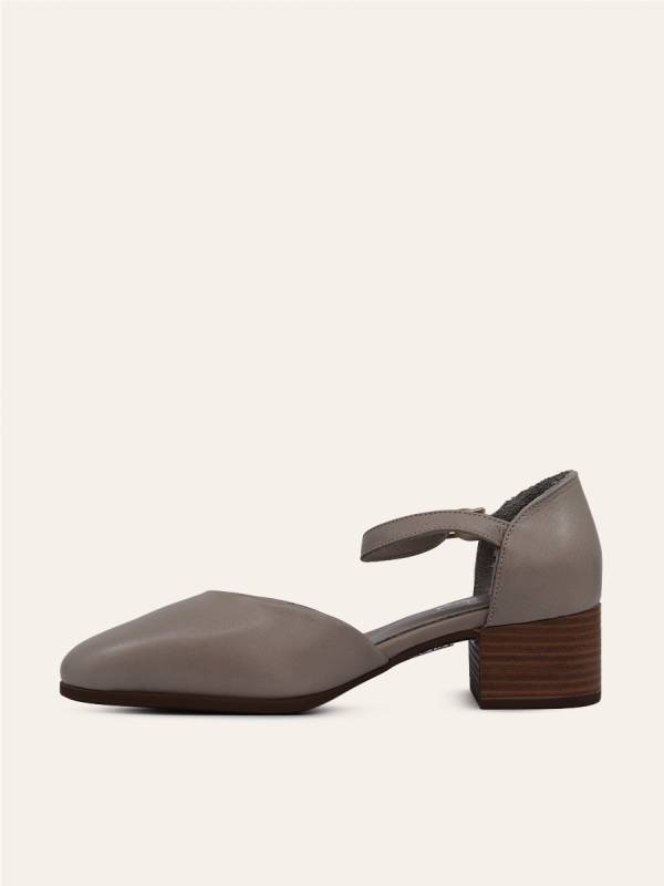 MINIMAL STRAP BLOCK HEELS — 2