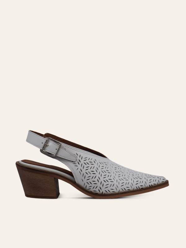 ORNATE CUT SLINGBACK HEELS