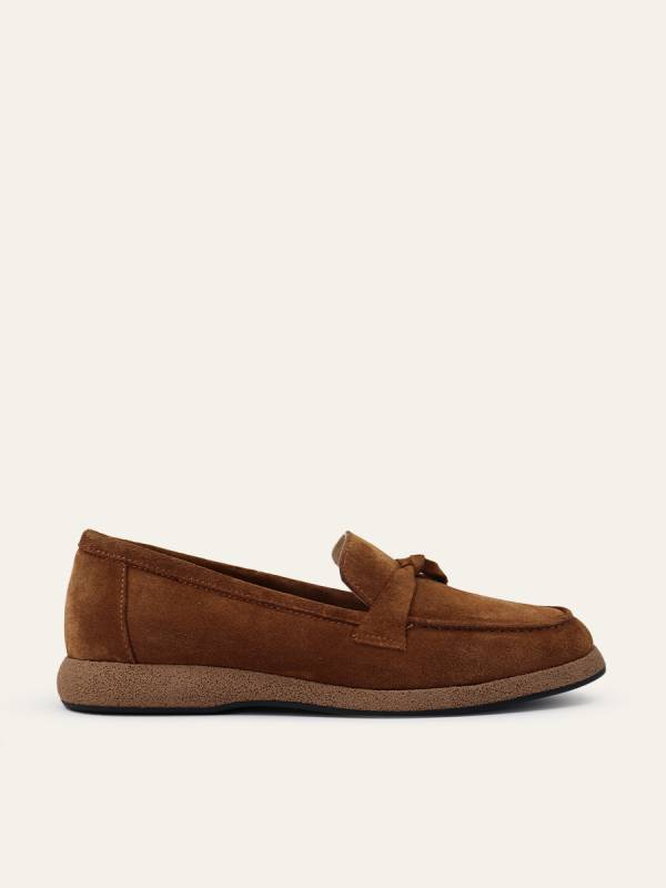 BOW DETAIL LOAFERS