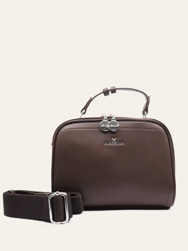 STRUCTURED TOP HANDLE BAG