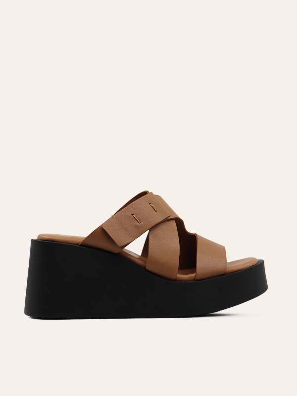 CROSS STRAP WEDGES