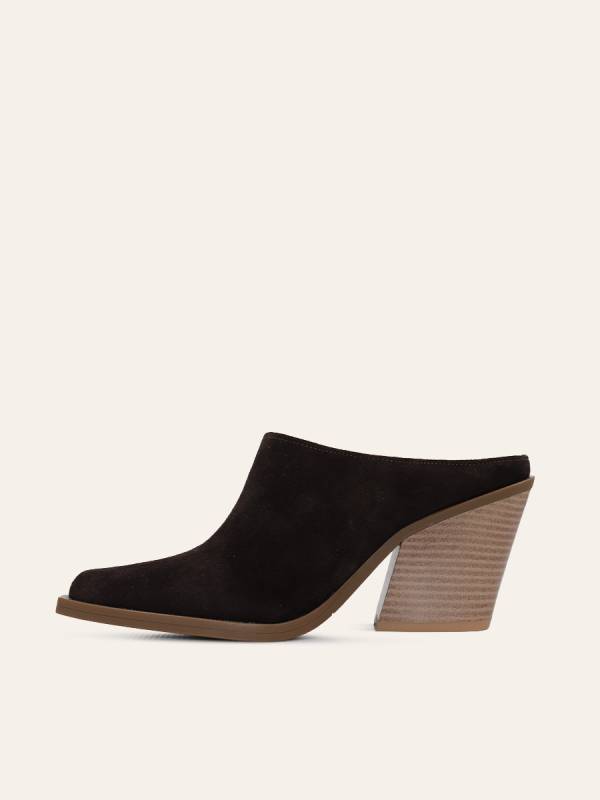 STRUCTURED MULE HEELS — 2