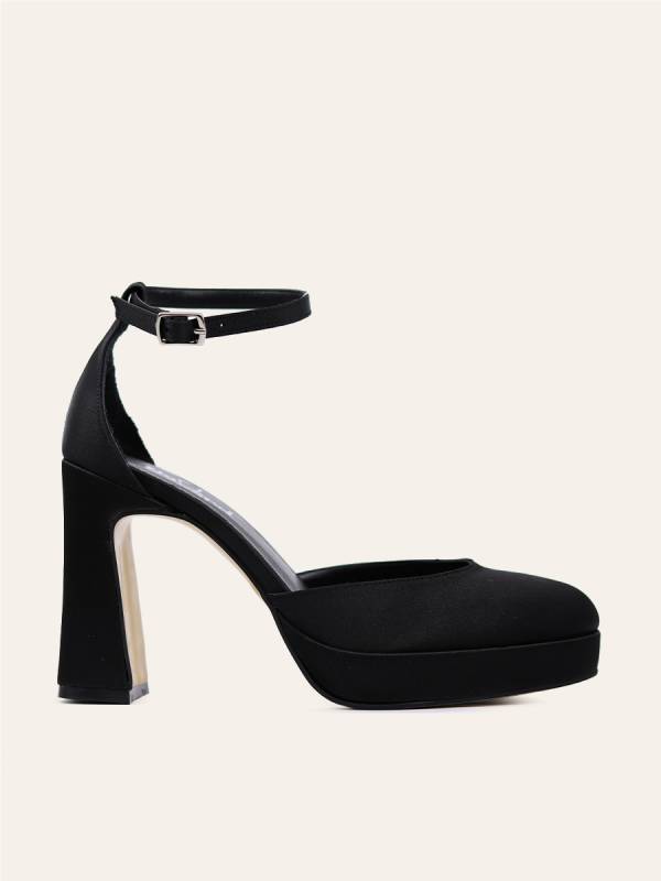 SCULPTED PLATFORM MARY JANE HEELS