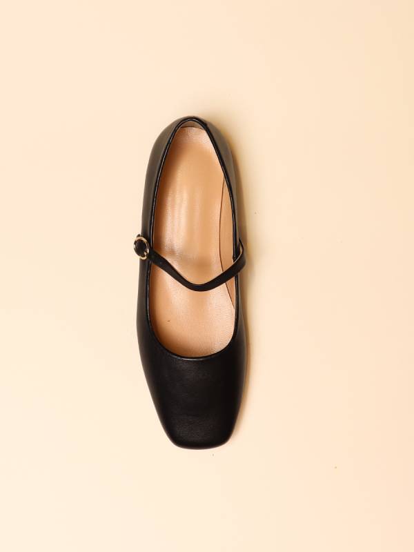 SLIM STRAP BALLET FLATS — 4