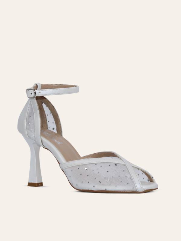 CRYSTAL MESH HEELS — 3