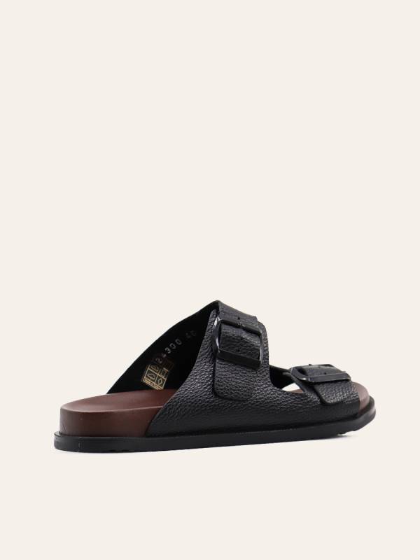 TEXTURED BUCKLE SLIDES — 4