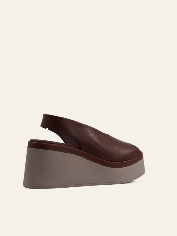 SLEEK PLATFORM SLINGBACK SANDALS — 4