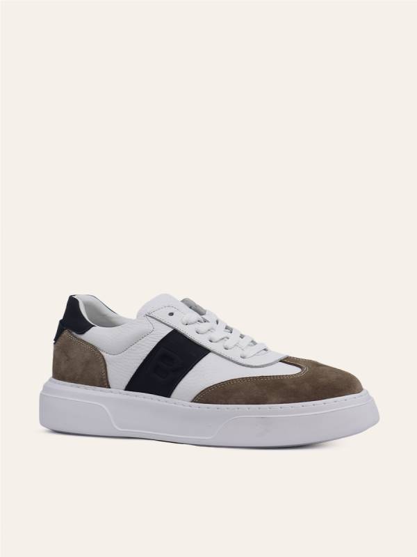 CONTRAST PANEL SNEAKERS — 3