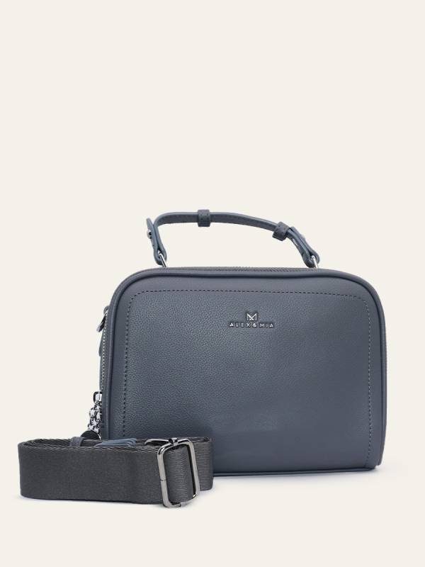 STRUCTURED TOP HANDLE BAG
