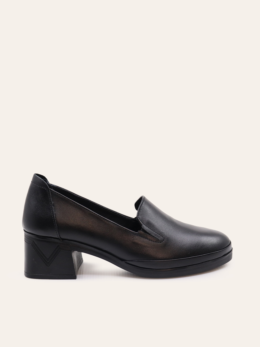BLOCK HEEL LOAFERS