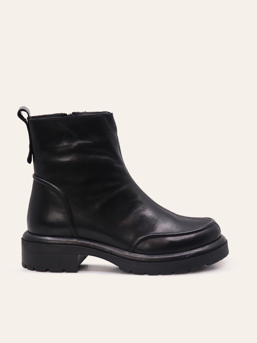 PANELLED ANKLE BOOTS