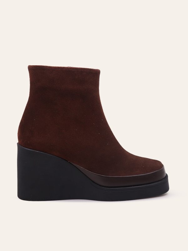 WEDGE ANKLE BOOTS