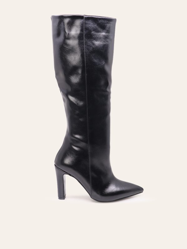 POINTED TOE HIGH HEEL BOOTS