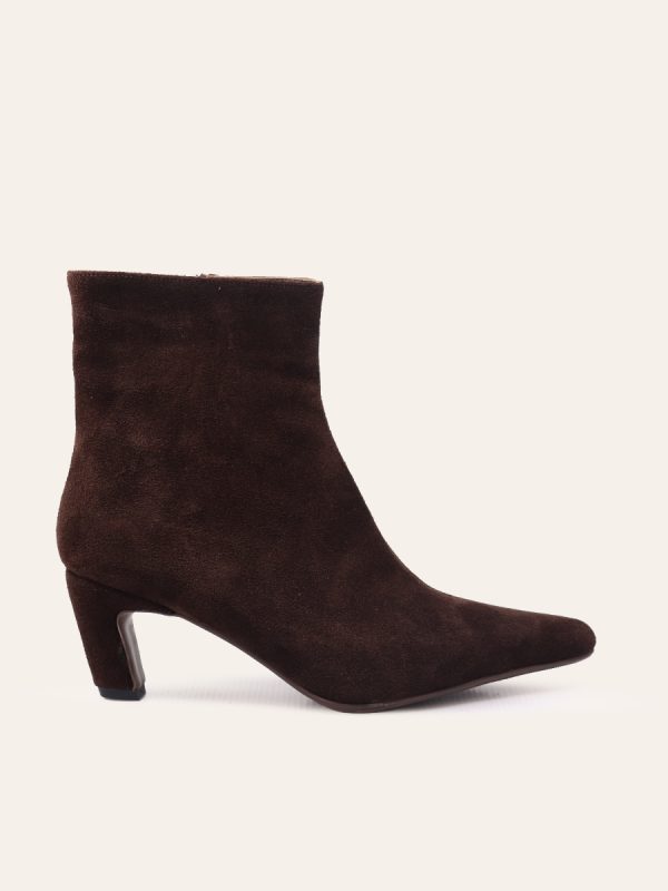 POINTED HEEL ANKLE BOOTS