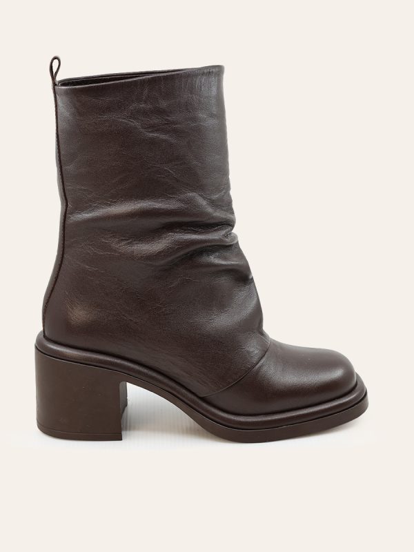 SLOUCHY BLOCK HEEL BOOTS
