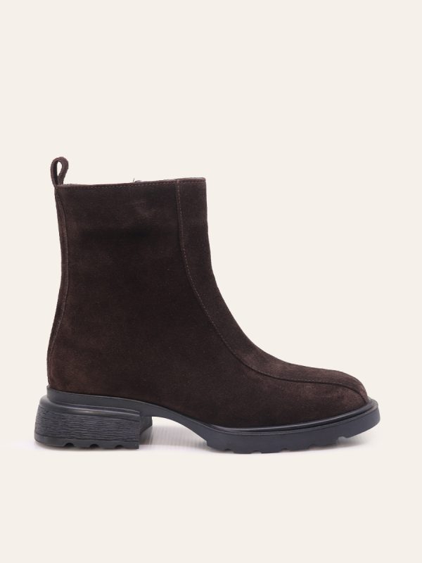 STRUCTURED ANKLE BOOTS