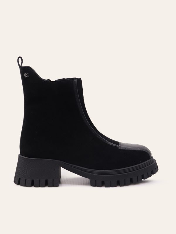 CHUNKY SOLE ANKLE BOOTS