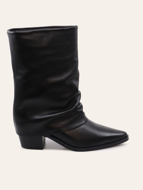 SUEDE SLOUCH BOOTS