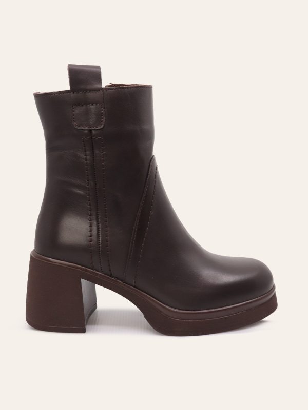 BLOCK HEEL ANKLE BOOTS
