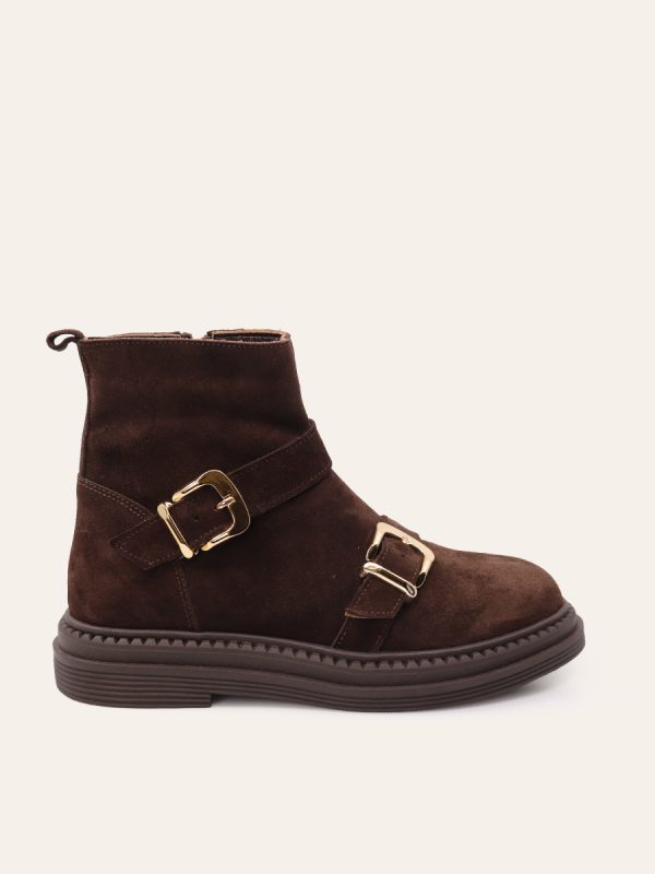 DOUBLE BUCKLE ANKLE BOOTS — 1