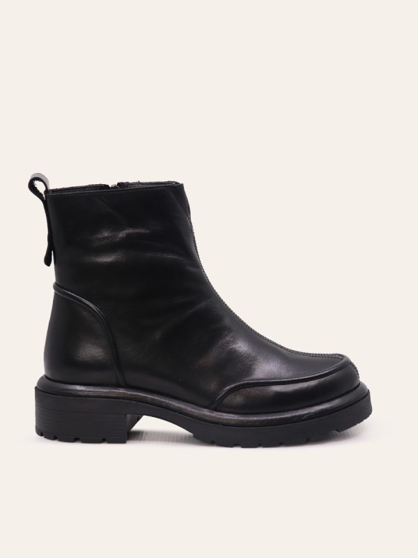PANELLED ANKLE BOOTS