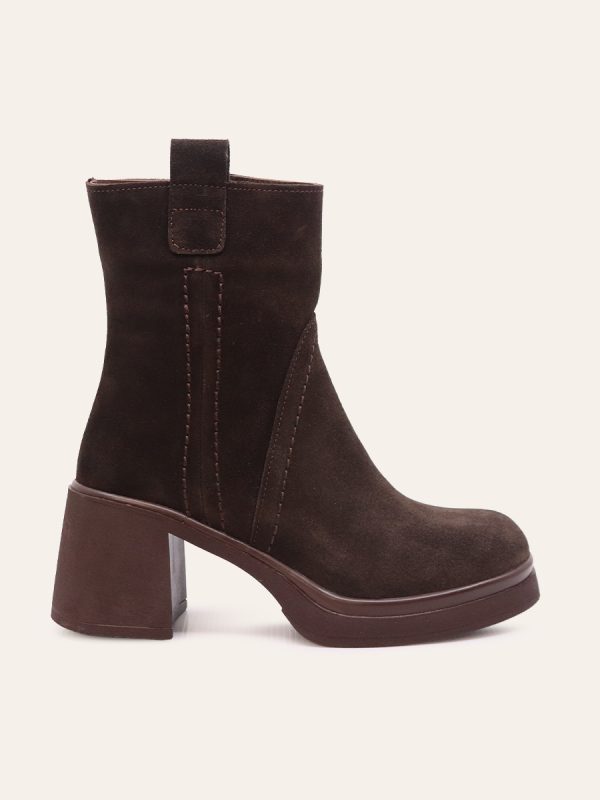 BLOCK HEEL ANKLE BOOTS