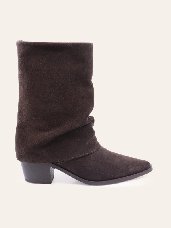 SUEDE SLOUCH BOOTS