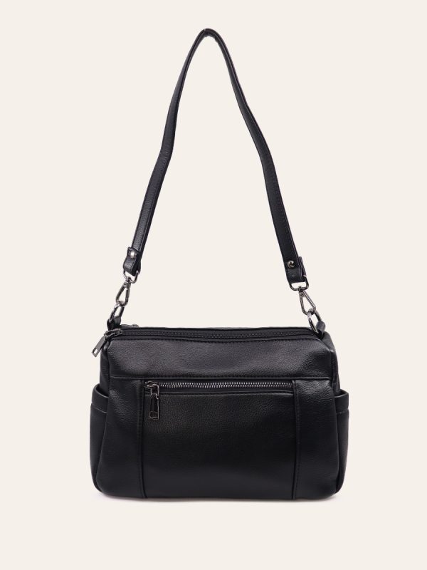 FRONT POCKET SHOULDER BAG