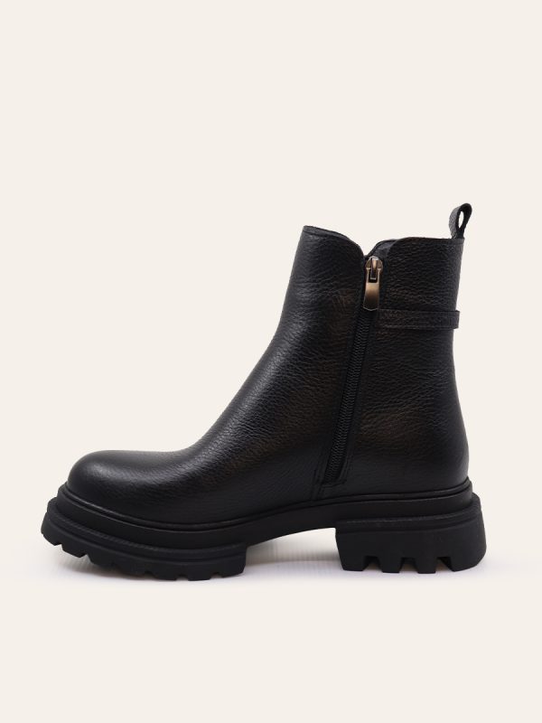 BUCKLE DETAIL ANKLE BOOTS — 2