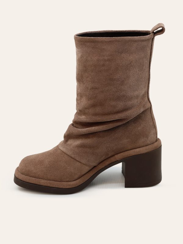SLOUCHY BLOCK HEEL BOOTS — 2