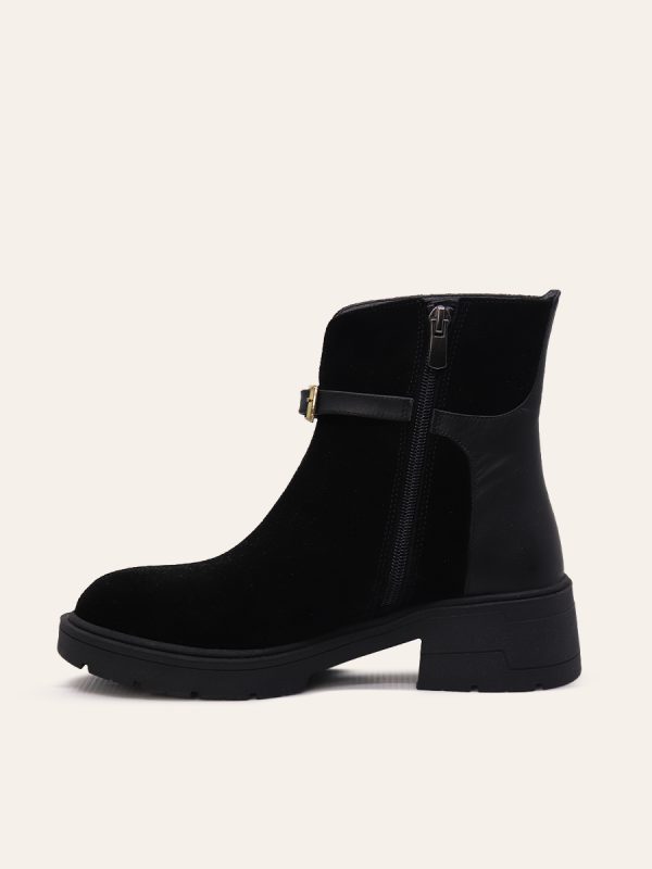 BUCKLE DETAIL ANKLE BOOTS — 2