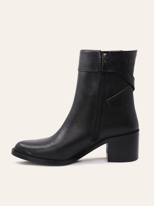 SIDE BUCKLE ANKLE BOOTS — 2