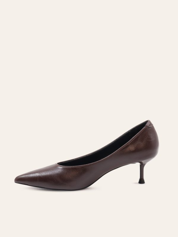 POINTED TOE KITTEN HEEL PUMPS — 2