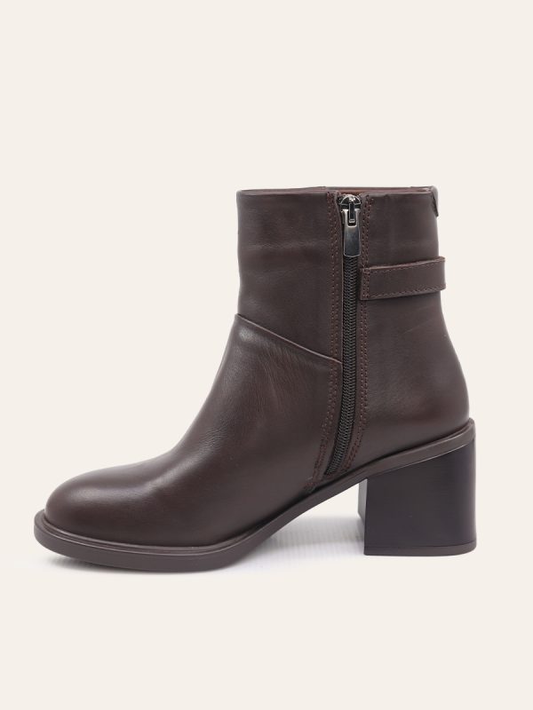 BUCKLE BLOCK HEEL BOOTS — 2