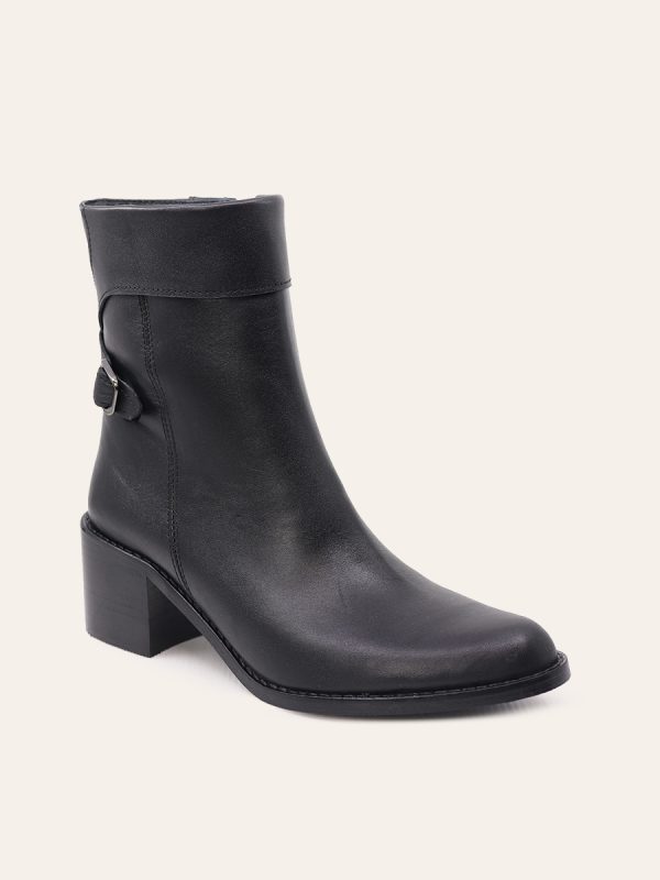 SIDE BUCKLE ANKLE BOOTS — 3