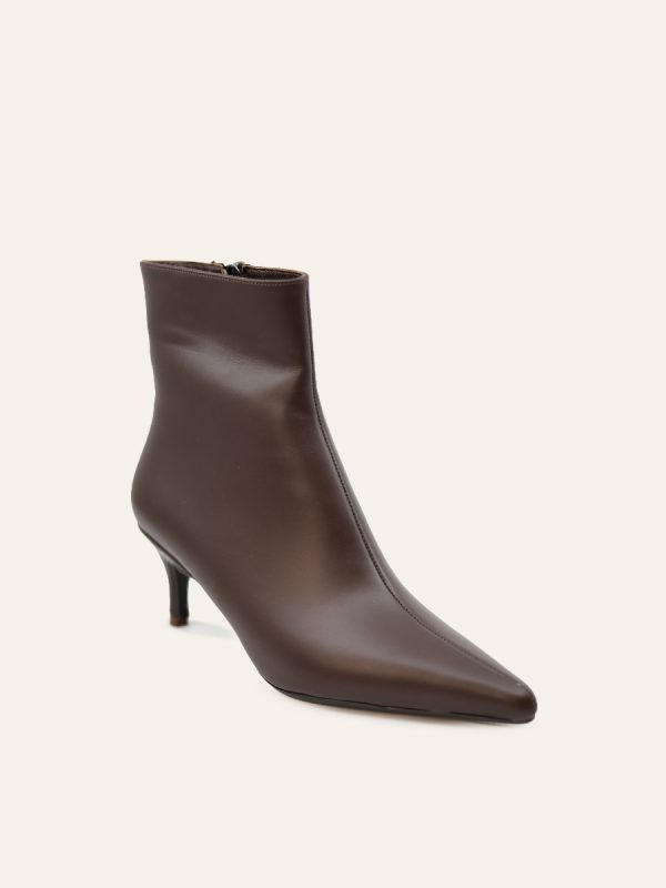 KITTEN HEEL ANKLE BOOTS — 3