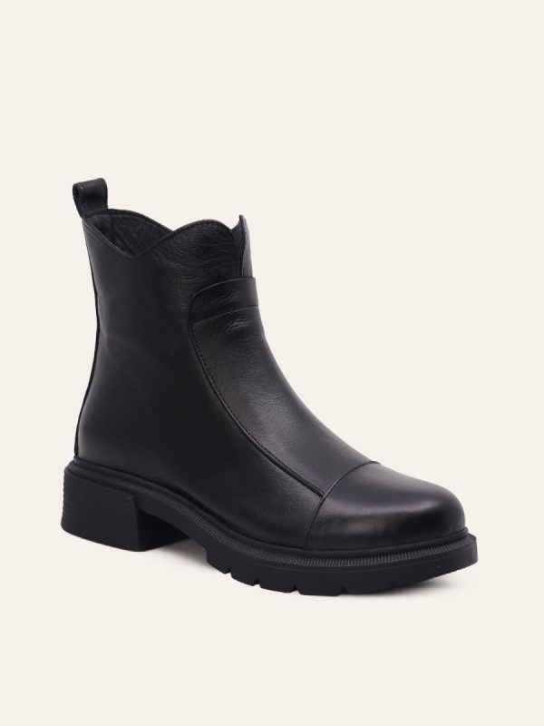 PANEL DETAIL ANKLE BOOTS — 3