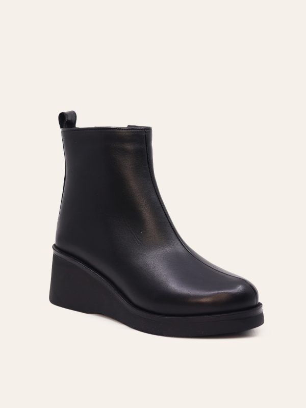 SCULPTED WEDGE BOOTS — 3