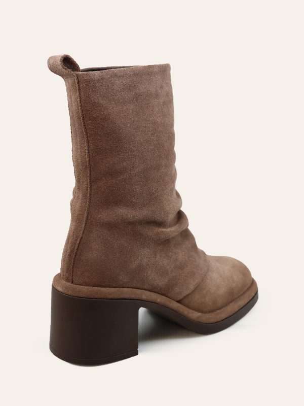 SLOUCHY BLOCK HEEL BOOTS — 4