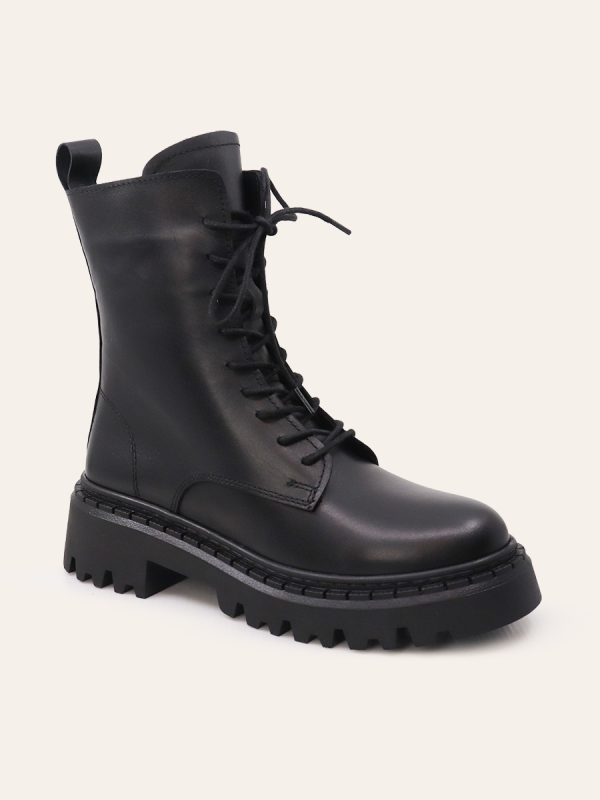 LACE-UP PLATFORM BOOTS — 4