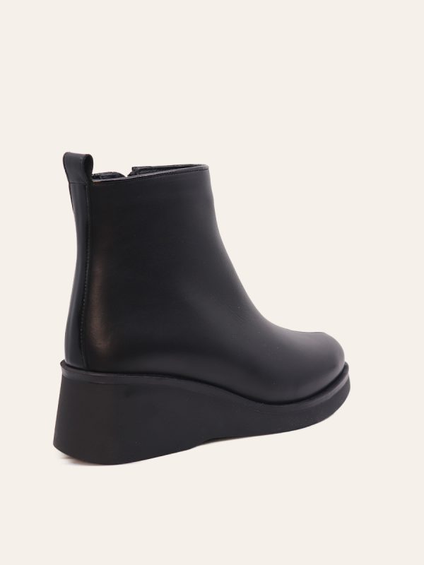 SCULPTED WEDGE BOOTS — 4