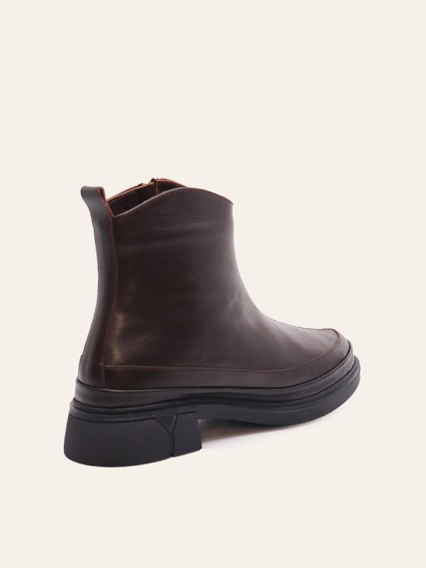 LEATHER ANKLE BOOTS — 4